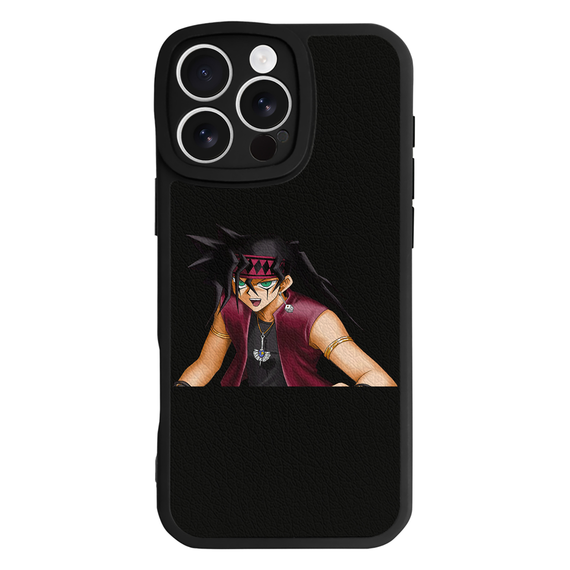 遊☆戯☆王 Yu-Gi-Oh! 【iPhone 16シリーズ対応】シリコンスマホケース（レザー調） 材質：シリコン